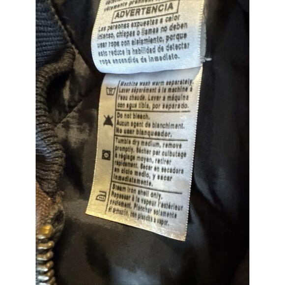 Carhartt Vest Mens 2XL Brown V02 DKB Quilted Lined Workwear Duck Canvas Vtg - Picture 6 of 7